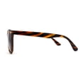 thumbnail image 5 of Womens Classy Iconic Boyfriend Style Horn Rim Sunglasses Tiger Pattern Brown, 5 of 5