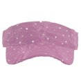 thumbnail image 2 of Visera de lentejuelas SS/Sophia brillo rosa Sombrero de periódico, 2 of 2