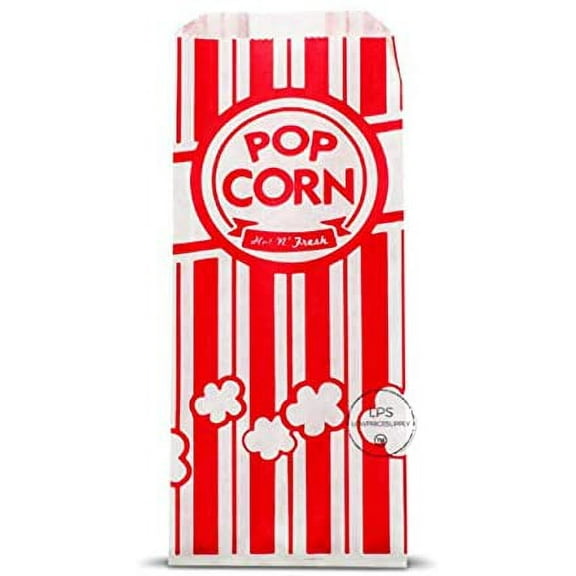 "1000PACK - 3 1/2"" x 2 1/4"" x 8 1/4"" 1 oz. Popcorn Bag"