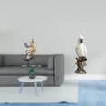 thumbnail image 2 of Figura de , estatua de , escultura, adorno de mesa, figura de loro, material de resina con detalles creativos y realistas, ideal para la o, 2 of 8