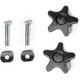 thumbnail image 1 of Rollator 2 Plastic Knob 2 Screw For Arms Hl420, 1 of 3