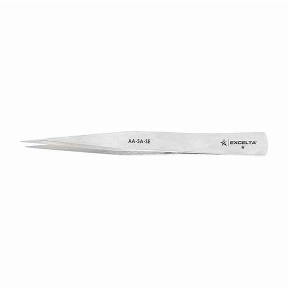 Excelta Tweezers,SS,Straight,5"L AA-SA-SE