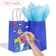 thumbnail image 5 of Bolsas de regalo de papel kraft IN-JOOYAA, 30 unidades, color azul real, 13 x 8 x 21 cm, 5 of 7