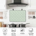 thumbnail image 5 of Teal Geometric Stove Top Cover for Electric Stove, Heat-proof & Non Slip Glass Top Stove Cover Protector, Art Contemporary Modern Abstract Kitchen Flat Cooktop Rubber Mat 28.5x20.5 Inches, 5 of 9