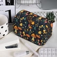 thumbnail image 7 of Goofa Colorful Plants Mushroom Pattern Double Layer Pen Pencil Case, Protective Large Capacity Storage Organizer Pen Pouch, Office College Supplies for Teens Adults, 7 of 7