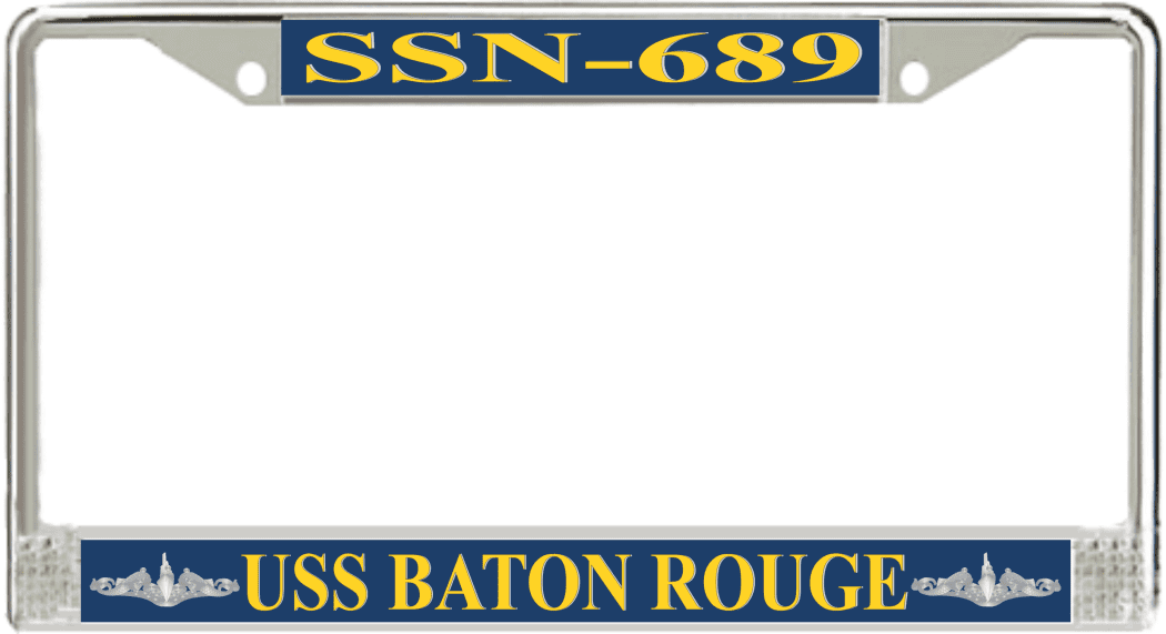 USS Baton Rouge SSN689 License Plate Frame