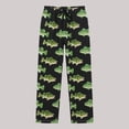 thumbnail image 2 of CONZONE Men's Pajama Pants Wide Leg Pjs Pants for Men Trendy Elastic Waist Graphic Soft Homewear Loungewear, 2 of 4
