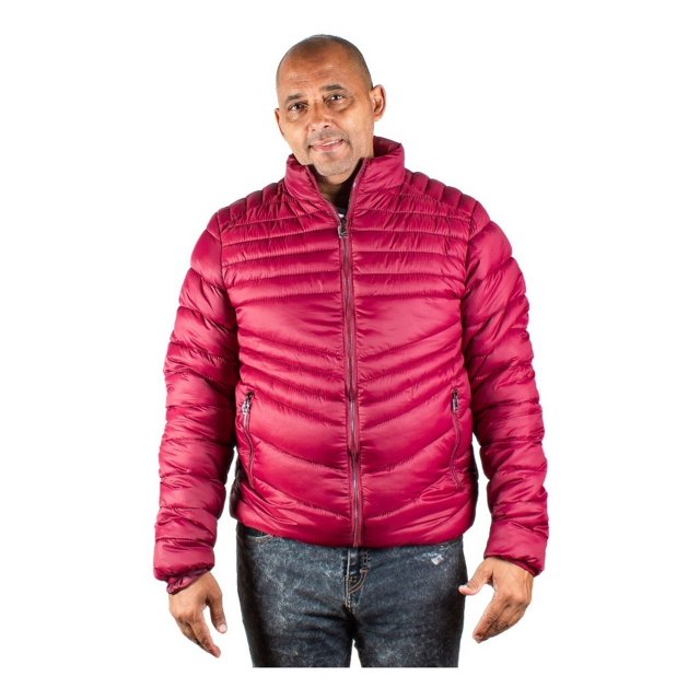 Chamarra Hombre Invierno Sin Capucha. Ligera Y Abrigada