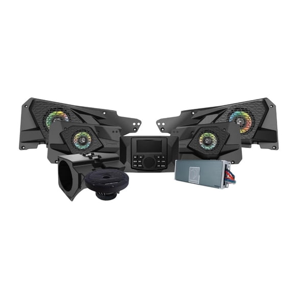 2014  RZR© 2DR / 4DR Power Sports Speaker  Waterproof Amplifier Combo - MSRZRKM24