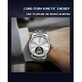 thumbnail image 6 of AESOP Off-axis Tourbillon Skeleton Hand-Wind Mechanical Wrist Watch Men Sapphire Crystal Manual Business Dress Clock Man Luminous Stainless Steel Leather, 6 of 8