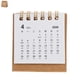 thumbnail image 4 of Calendario de mesa 2026: Calendario pequeño plegable de pie para escritorio, planificador mensual de papel grueso para el hogar y la oficina, calendarios de escritorio para la gestión de horarios., 4 of 4