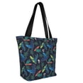 thumbnail image 3 of Kdxio Dinosaur Women Reusable Grocery Bags Foldable Ripstop,Reusable Shopping Bags for Shopping,Gym,Gift, 3 of 8