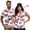 American Flag Flower, variant on KUIFORTI Patriotic Star Matching Golf Shirts for Couple Moisture Wicking Women Sport Cloth Golf Tennis Tank Top Breathable Fabric Lapel Design for Golf,Tennis,Hiking,Running,Gym
