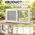 Vinyl Basement Sliding Window 32