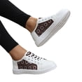 thumbnail image 3 of CHWshoes Women's Mesh Lace Floral Lace Up Fashion Sneakers Hollow Out Breathable Low-Top Shoes, Suitable for Sports, Daily Walks Outdoor Dressy Casual Footwear Coffee Size 39, 3 of 7