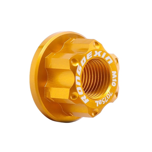 Bike M10 Hub Nut Flange Before Rear Wheel Lock Screw Aluminum Bolt for MTB
