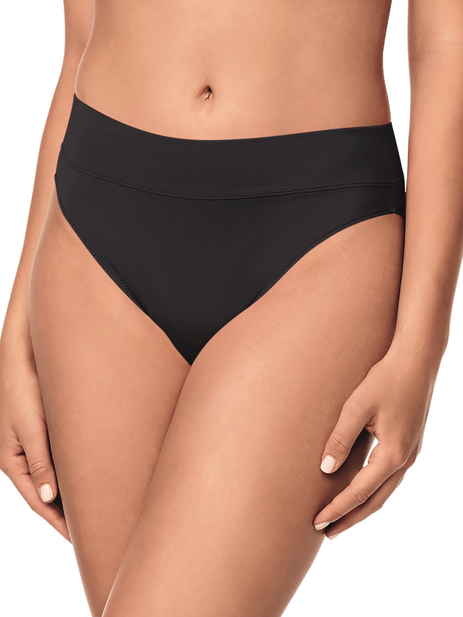 Warner's Women's Hi-Cut Underwear Panties Polyester Blend 3-Pair