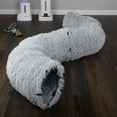 thumbnail image 2 of PETMAKER Cat Tunnel with Cat Bed - 3FT Multifunctional Cat Tunnel Bed, Gray, 2 of 11