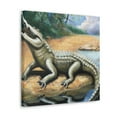 thumbnail image 5 of Crocodile in Nature - Canvas, 5 of 25