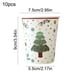 thumbnail image 3 of Decoraciones navideñas, vasos de papel navideños, vasos desechables navideños de papel grueso, vasos de papel decorativos adecuados para bodas y fiestas navideñas., 3 of 6