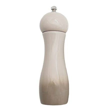 

Uanit Ceramic 6 Inch Pepper Grinder and Sea Salt Manual High Looking Condiment Bottle Barbecue Tool Sichuan Grater Appearance Level Relish Tool