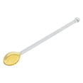 thumbnail image 2 of Cucharas de té de vidrio, cucharillas de té de vidrio borosilicato, aptas para lavavajillas, cuchara de té helado de vidrio Amarillo, 2 of 8