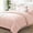 Blush Pink, variant on King Size Comforter Set Pink, 7-Piece Bed in a Bag, All Season Quilted Comforter with Flat Sheet, Fitted Sheet, Pillowcases, Soft Lightweight Bedding Set for Bedroom