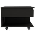 thumbnail image 1 of TUHOME Luanda Lift Top Coffee Table with Concealed Storage and Wheels, Black, 1 of 7