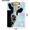 thumbnail image 3 of FMSHPON Cow Blue Sky Clipboard Hardboard Wood Nursing Clip Board and Pull for Standard A4 Letter 13x9 inches, 3 of 8