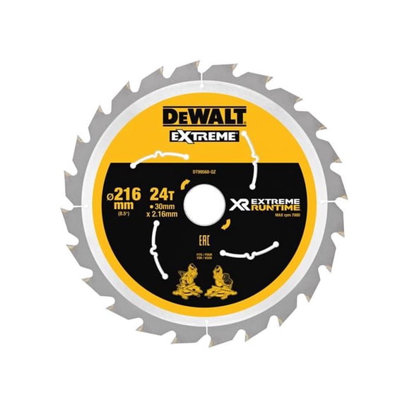 DEWALT - XR FlexVolt Circular Saw Blade 216 x 30mm x 24T