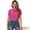 Hot Pink, variant on Women's Polka Dots Tie Bow Chiffon Blouse XL Red-Dots