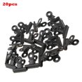 thumbnail image 1 of 20pcs 22mm Bulldog Stainless Steel Metal Paper Letter Grip Clips Clamp, 1 of 5