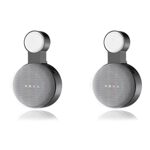 2 uds. Adecuado para Google Audio para Google Nest Mini soporte de pared Segunda Generación Socket Hanging Bracket-Negro LYD Otros electrodomésticos y piezas