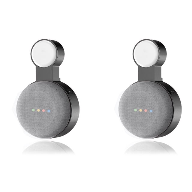 2 uds. Adecuado para Google Audio para Google Nest Mini soporte de pared Segunda Generación Socket Hanging Bracket-Negro LYD Otros electrodomésticos y piezas