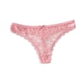thumbnail image 2 of MEICHEN Solid Lace Seamless Underwear Panties for Women Fashion Low Waist Sexy Lingerie Briefs Women's Thong, 2 of 4