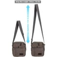 thumbnail image 3 of Deago Messenger Bag for Men and Women Vintage Canvas Purse Crossbody Shoulder Bag Casual Sling Pack (Gray), 3 of 9