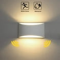 thumbnail image 1 of Motion Sensor Modern Wall Sconce 7W Warm White Led Wall Sconce Plaster Led Wall Light Up and Down Light for Bedroom Hallway Sitting-Room Porch Office Hotel, 1 of 7