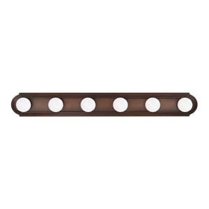 8106BB-Capital Lighting-Six Light Bath Vanity  Burnished Bronze Finish