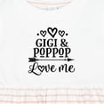 thumbnail image 4 of Inktastic Gigi and Poppop Love Me Girls Baby Dress, 4 of 5