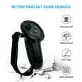 thumbnail image 4 of husxh Anti Slip Anti Throw Grip Cover Kit Silicone Battery Cover Removable Battery Controller Case Kit with Wrist Knuckle Strap Rocker Cap for Meta Quest 3 VR Accessories, 4 of 9