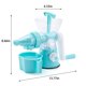 thumbnail image 3 of Pisexur Batería de cocina Exprimidor manual, pequeño exprimidor doméstico, exprimidor manual para hacer helado, exprimidor multifunción, exprimidor de frutas y verdur para la cocina del hogar, 3 of 7