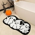 thumbnail image 6 of SHENGXINY 1PCS Halloween Bathroom Rugs with Ghost Patterned , Washable No Slip Anti Mold Absorbent Dirt Door Mat for Living Room Kitchen Home Decor Accessories 1'4'x2'0' Multicolor, 6 of 6