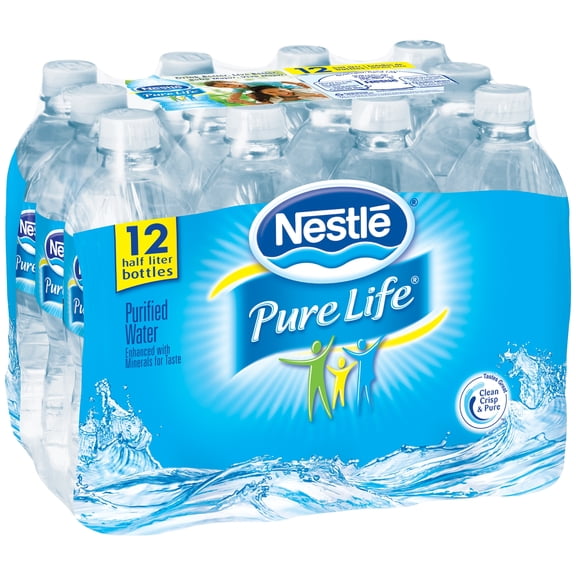 Nestle Pure Life Purified Water, 16.9 Fl. Oz., 12 Count
