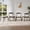 Black-Beige, variant on Farini Mid-Century Dining Chairs Set of 4, Solid Wood Frame & Woven Leather Seats, Black-Beige
