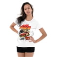 thumbnail image 4 of Total Domination Racecar Champion Womens Slim Fit Graphic Tee Brisco Brands S, 4 of 5