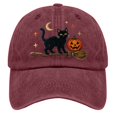 thumbnail image 4 of Adult Halloween Fashion Print Sun Hat Baseball Cap Casual Unisex Breathable Outdoor Adjustable Headwear for Daily Wear, 4 of 4