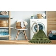 thumbnail image 2 of Ahgly Company Machine Washable Indoor Square Transitional Green Onion Green Area Rugs, 8' Square, 2 of 7