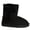 Black, variant on Boys/Girls Coco Bow Detail Sheepskin Boots