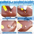 thumbnail image 4 of Muyoka Trineo de nieve inflable de 56 pulgadas Tubo de nieve con 2 asas sólidas -40 ℃ Trineo de nieve resistente al frío Tubo de nieve inflable de PVC duradero Juguetes de nieve Regalos Muyoka Hogar, 4 of 7