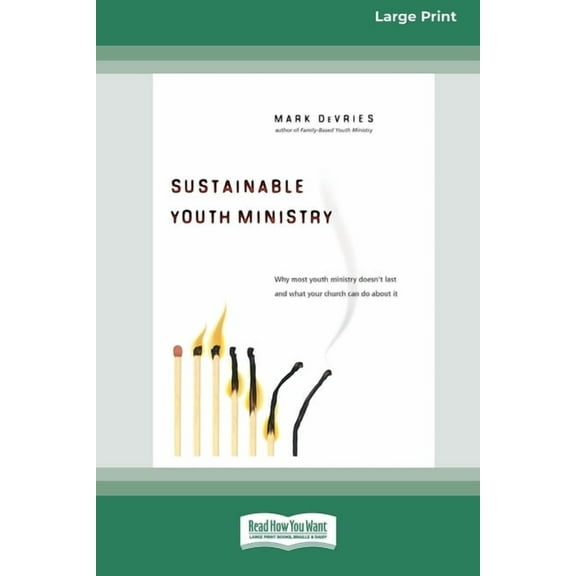 Sustainable Youth Ministry (16pt Large Print Edition), (Paperback)